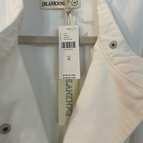 White denim jumpsuit from Anthropologie. BlankNYC size M - Picture 4 of 5